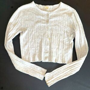 Garage crop long sleeve